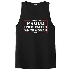 Proud Uneducated White Woman Make American Great Again Protrump 2024 Trump Girl PosiCharge Competitor Tank