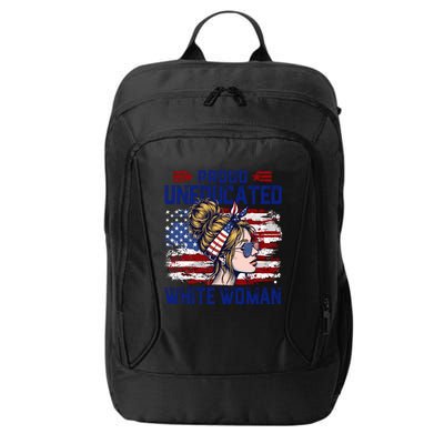 Proud Uneducated White Woman City Backpack