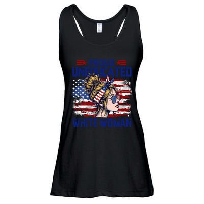 Proud Uneducated White Woman Ladies Essential Flowy Tank