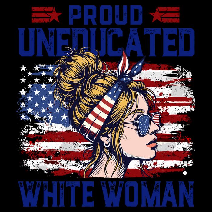Proud Uneducated White Woman Polo