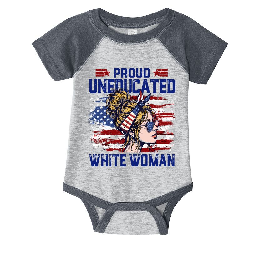 Proud Uneducated White Woman Infant Baby Jersey Bodysuit