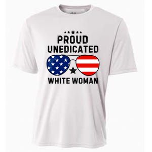 Proud Uneducated White Woman Cooling Performance Crew T-Shirt