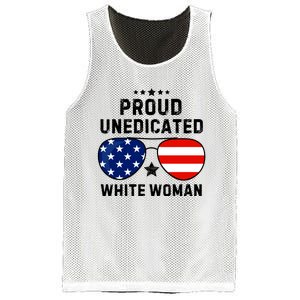 Proud Uneducated White Woman Mesh Reversible Basketball Jersey Tank