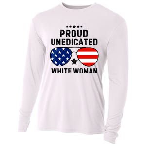 Proud Uneducated White Woman Cooling Performance Long Sleeve Crew