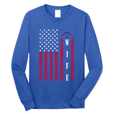 Proud Usaf Wife Air Force Academy Spouse Appreciation Day Great Gift Long Sleeve Shirt