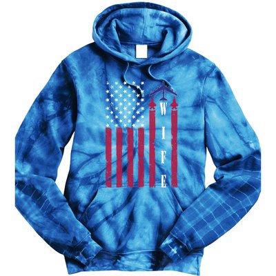 Proud Usaf Wife Air Force Academy Spouse Appreciation Day Great Gift Tie Dye Hoodie