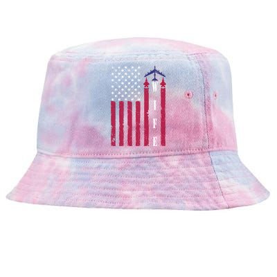 Proud Usaf Wife Air Force Academy Spouse Appreciation Day Great Gift Tie-Dyed Bucket Hat