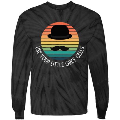 Poirot Use Your Little Grey Cells Tie-Dye Long Sleeve Shirt