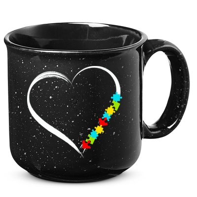 Puzzle Of Love Autism Awareness  15oz Campfire Ceramic Mug