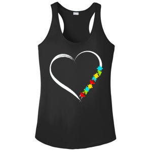 Puzzle Of Love Autism Awareness  Ladies PosiCharge Competitor Racerback Tank