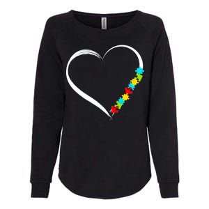 Puzzle Of Love Autism Awareness  Womens California Wash Sweatshirt