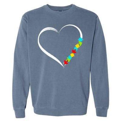 Puzzle Of Love Autism Awareness  Garment-Dyed Sweatshirt