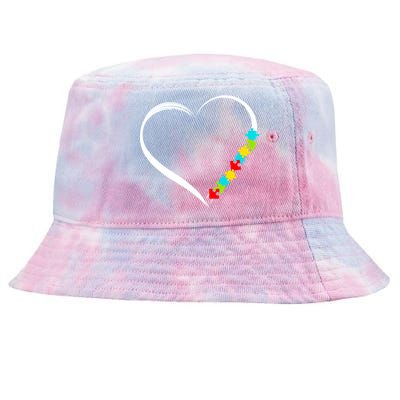 Puzzle Of Love Autism Awareness  Tie-Dyed Bucket Hat