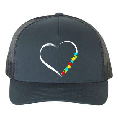 Puzzle Of Love Autism Awareness  Yupoong Adult 5-Panel Trucker Hat