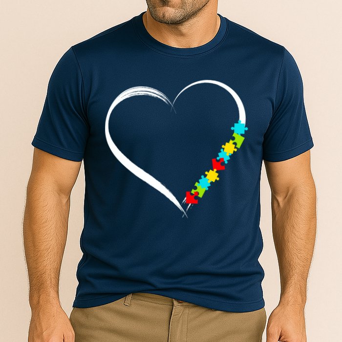 Puzzle Of Love Autism Awareness  Cooling Performance Crew T-Shirt
