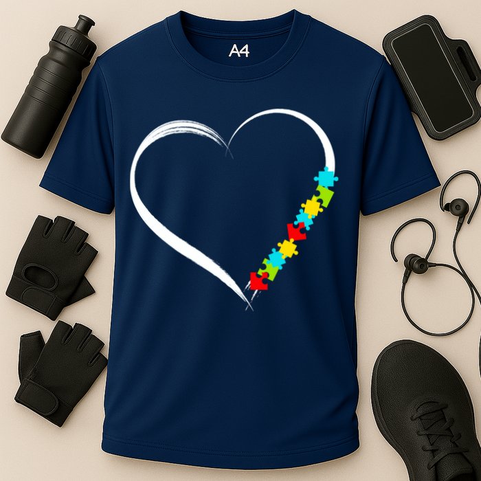 Puzzle Of Love Autism Awareness  Cooling Performance Crew T-Shirt