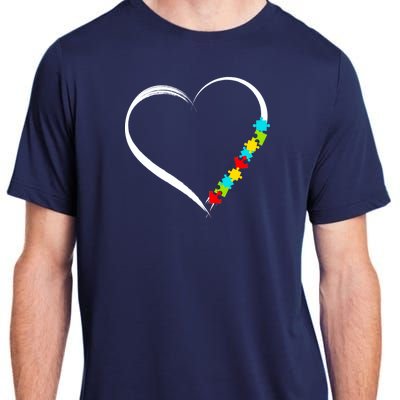 Puzzle Of Love Autism Awareness  Adult ChromaSoft Performance T-Shirt