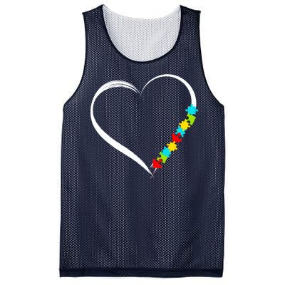 Puzzle Of Love Autism Awareness  Mesh Reversible Basketball Jersey Tank