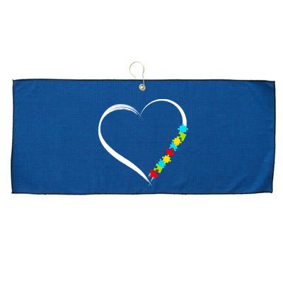 Puzzle Of Love Autism Awareness  Large Microfiber Waffle Golf Towel