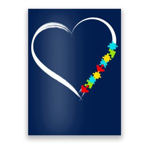 Puzzle Of Love Autism Awareness  Poster