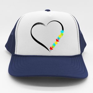 Puzzle Of Love Autism Awareness  Trucker Hat