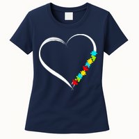 Puzzle Of Love Autism Awareness  Womens T-Shirt