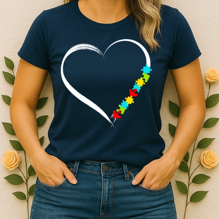 Puzzle Of Love Autism Awareness  Womens T-Shirt