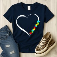 Puzzle Of Love Autism Awareness  Womens T-Shirt