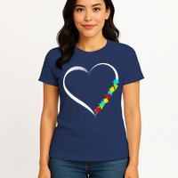 Puzzle Of Love Autism Awareness  Womens T-Shirt