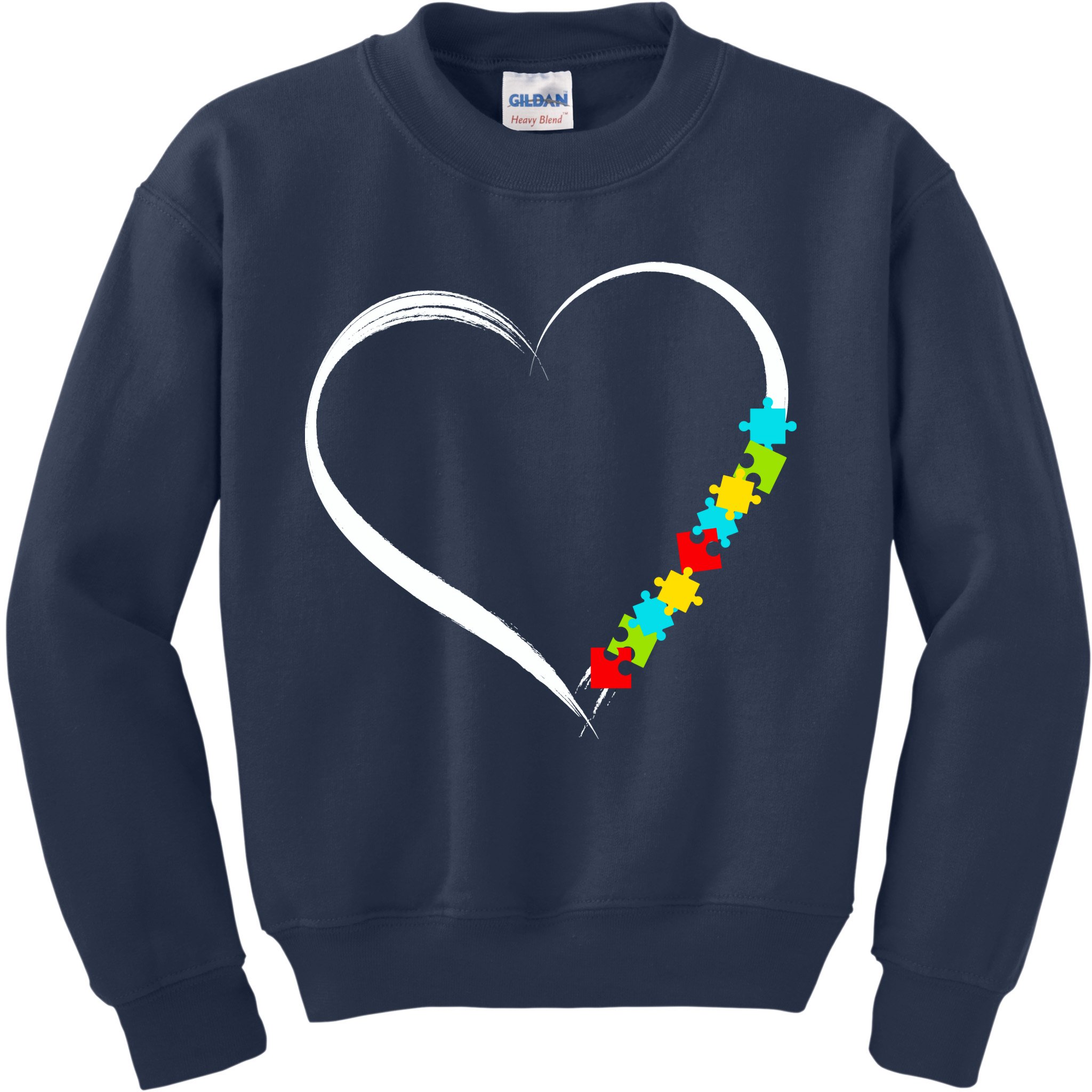Puzzle Of Love Autism Awareness  Kids Sweatshirt