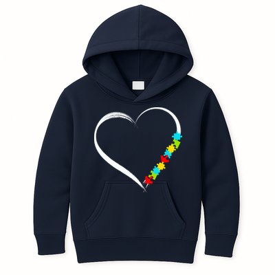 Puzzle Of Love Autism Awareness  Kids Hoodie