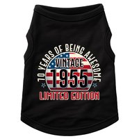 Patriotic Vintage 1955 Limited Edition 70 Years Of Being Awesome Doggie Tank