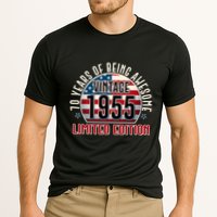Patriotic Vintage 1955 Limited Edition 70 Years Of Being Awesome Performance Shirt