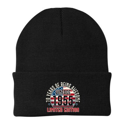 Patriotic Vintage 1955 Limited Edition 70 Years Of Being Awesome Beanie
