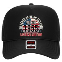 Patriotic Vintage 1955 Limited Edition 70 Years Of Being Awesome Trucker Hat