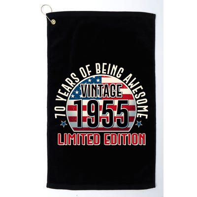 Patriotic Vintage 1955 Limited Edition 70 Years Of Being Awesome Golf Towel