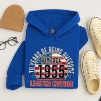 Patriotic Vintage 1955 Limited Edition 70 Years Of Being Awesome Hoodie
