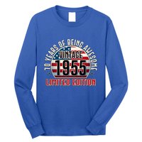 Patriotic Vintage 1955 Limited Edition 70 Years Of Being Awesome Long Sleeve Shirt