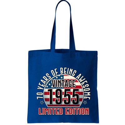 Patriotic Vintage 1955 Limited Edition 70 Years Of Being Awesome Bag