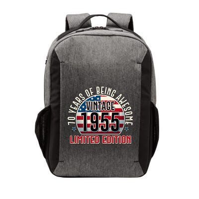 Patriotic Vintage 1955 Limited Edition 70 Years Of Being Awesome Vector Backpack