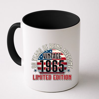 Patriotic Vintage 1965 Limited Edition 60 Years Of Being Awesome Mug