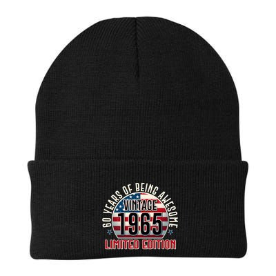 Patriotic Vintage 1965 Limited Edition 60 Years Of Being Awesome Beanie