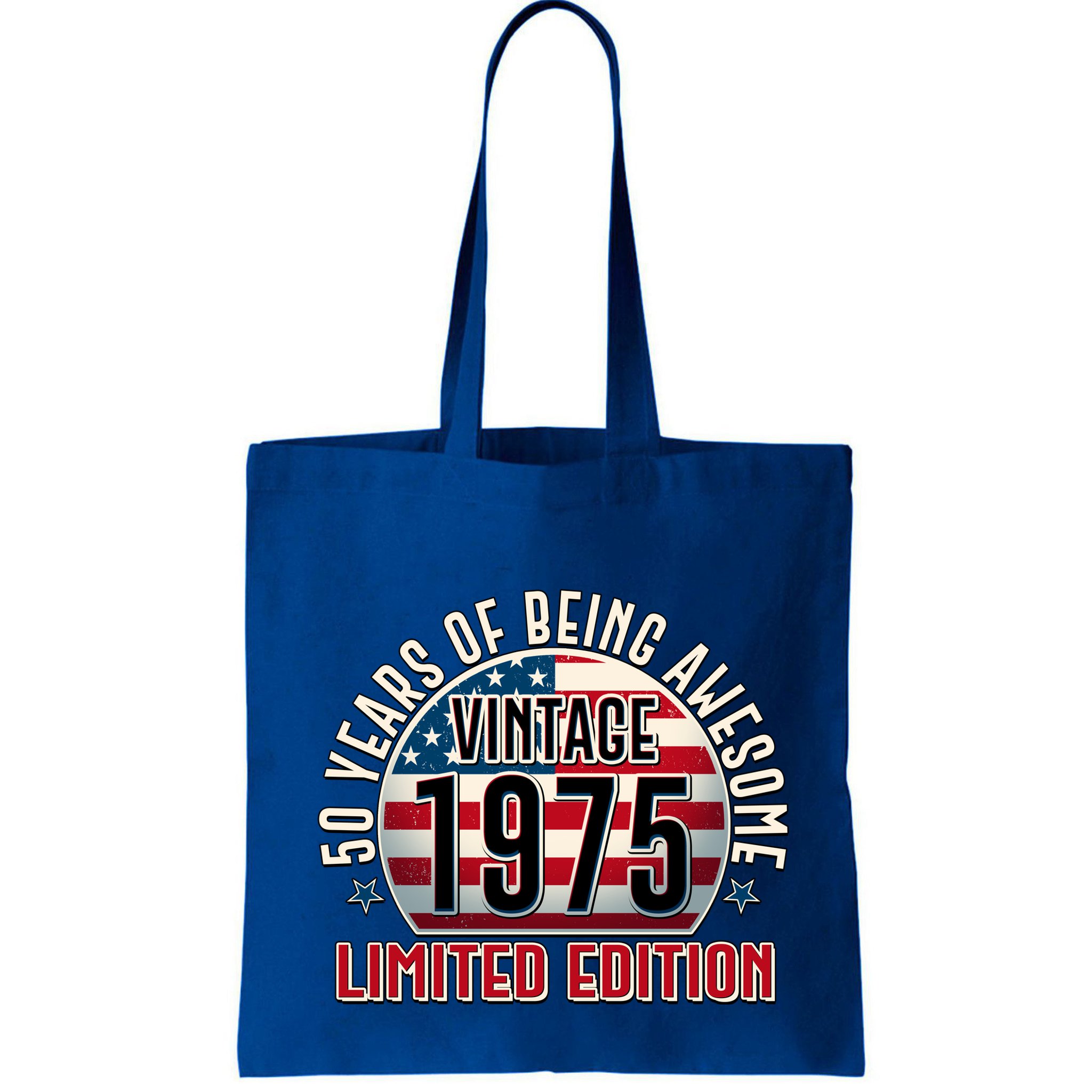 Patriotic Vintage 1975 Limited Edition 50 Years Of Being Awesome Bag