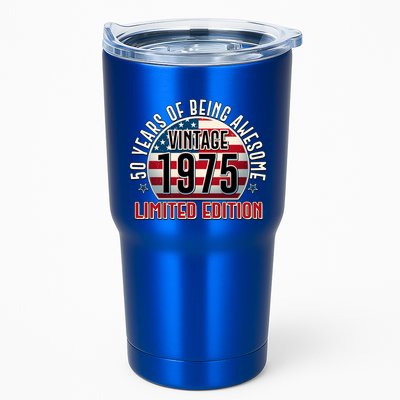 Patriotic Vintage 1975 Limited Edition 50 Years Of Being Awesome Tumbler