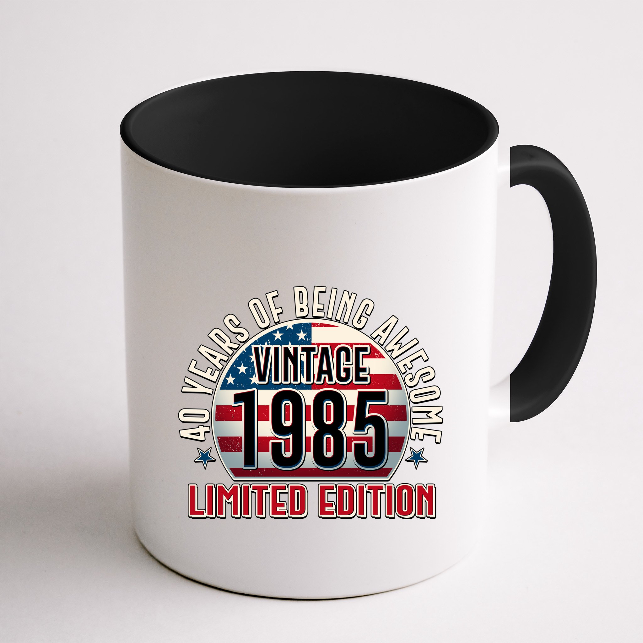 Patriotic Vintage 1985 Limited Edition 40 Years Of Being Awesome Mug