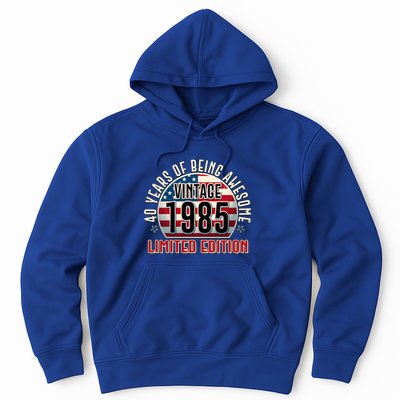 Patriotic Vintage 1985 Limited Edition 40 Years Of Being Awesome Hoodie