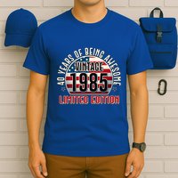 Patriotic Vintage 1985 Limited Edition 40 Years Of Being Awesome T-Shirt