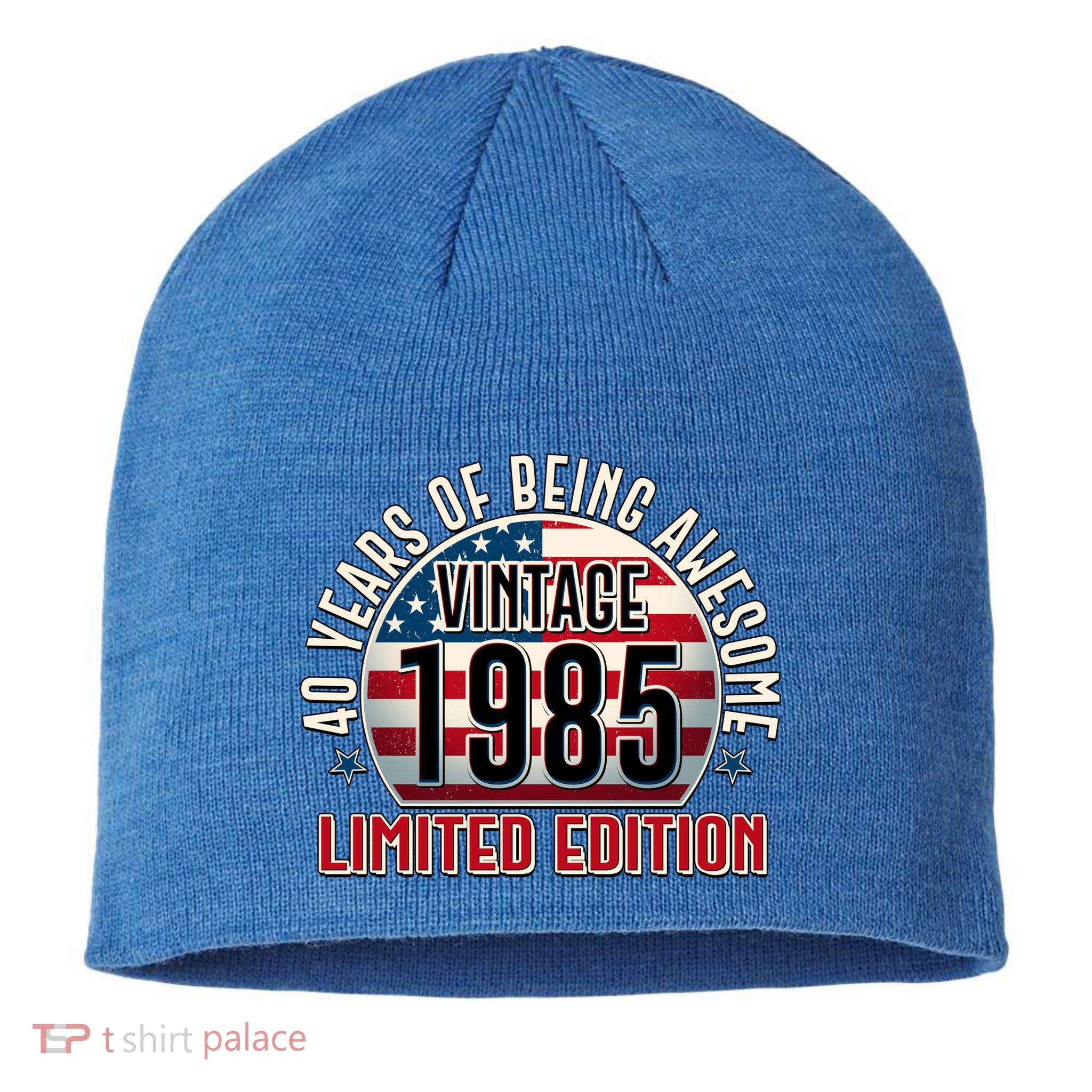 Patriotic Vintage 1985 Limited Edition 40 Years Of Being Awesome Sustainable Beanie