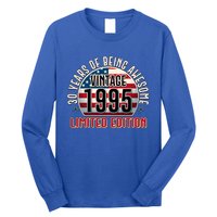 Patriotic Vintage 1995 Limited Edition 30 Years Of Being Awesome Long Sleeve Shirt