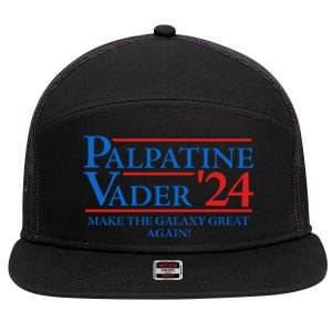 Palpatine Vader 2024 7 Panel Mesh Trucker Snapback Hat